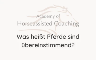 Was heißt Pferde sind übereinstimmend?