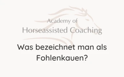 Was bezeichnet man als Fohlenkauen?